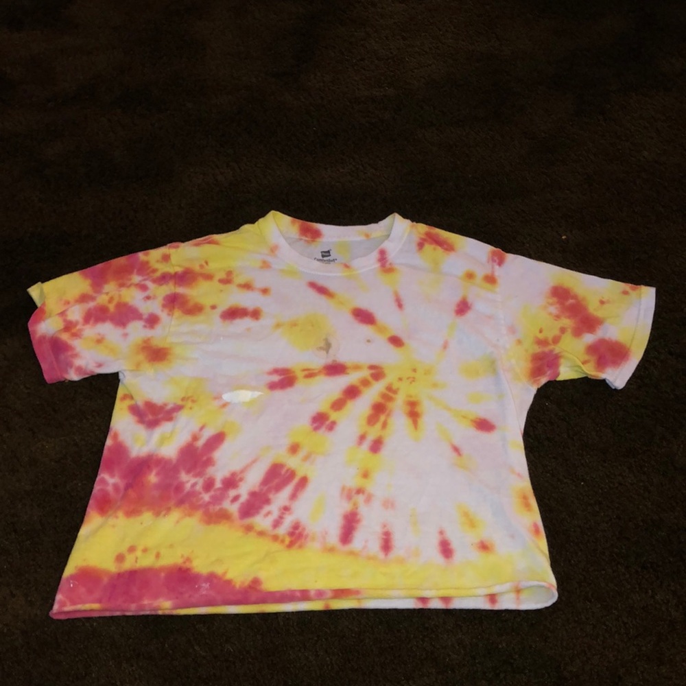 Tie-dye crop top